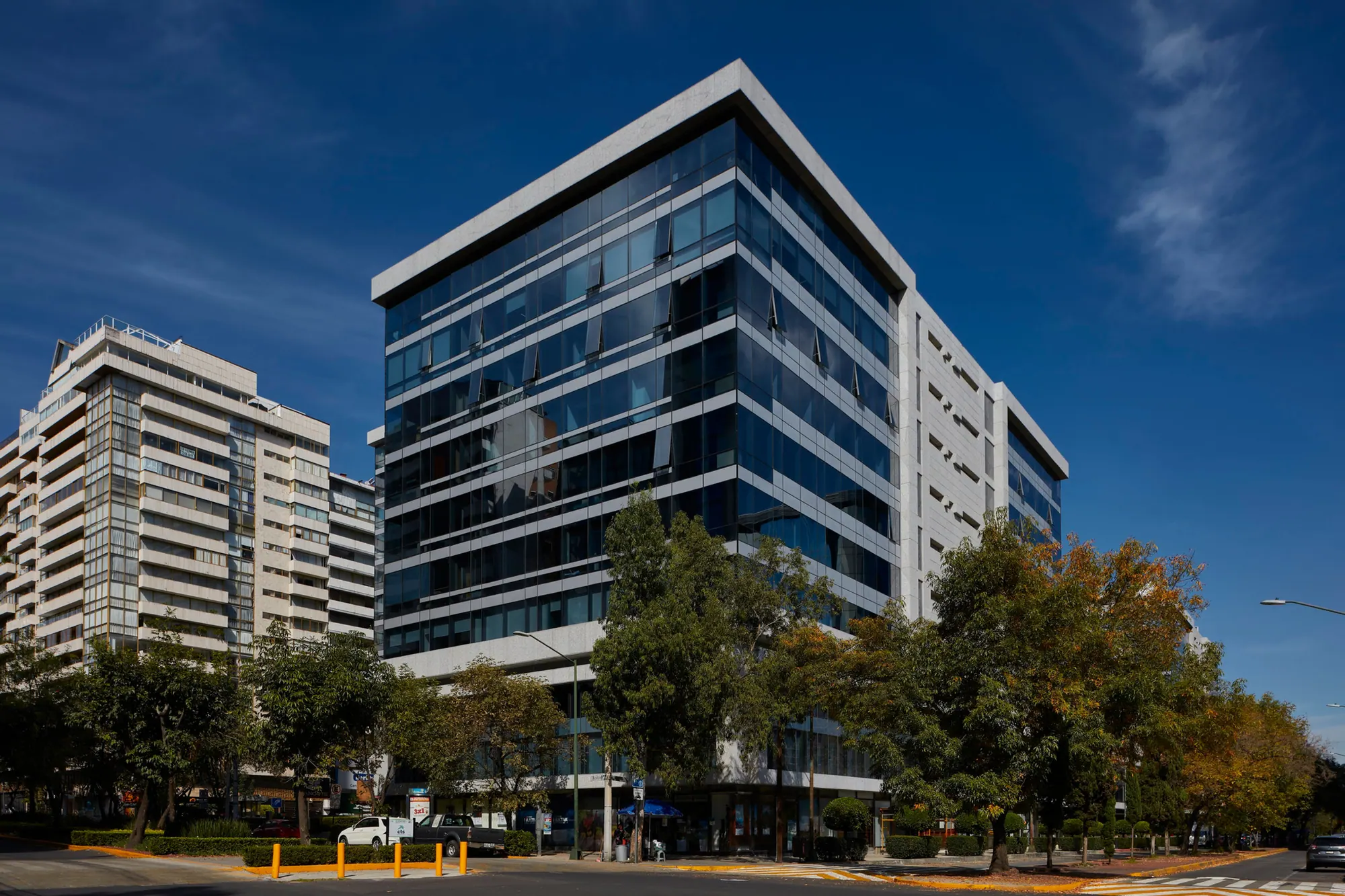 Plaza Polanco, fachadas